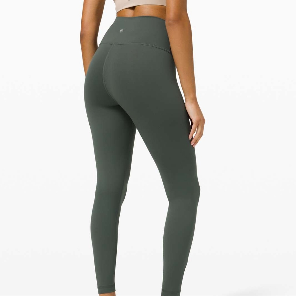 Lululemon Wunder Train High-Rise Tight 25"Smoked Spruce